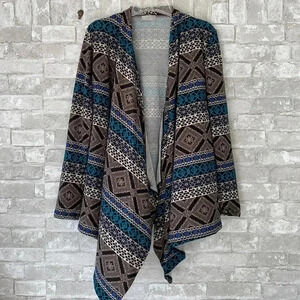 PRETTY Womans Rue Juju soft knit jacket Size LARGE